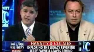 Christopher Hitchens on Hannity & Colmes about Rev. Falwell's Death