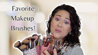 MY FAVORITE MAKEUP BRUSHES! EYE'S & FACE!