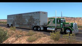 American Truck Simulator Peterbilt 359, Pioneer express' Wilson Silverstar 1.38 beta