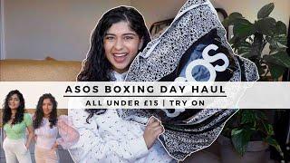 HUGE ASOS BOXING DAY HAUL | all items under £15 & try on