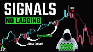 New Trading View Free Indicator With Entry/Exit Signals :Now "SOLVED" Lagging on TradingView!