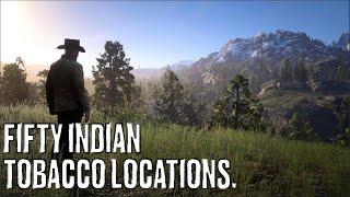 Red Dead Redemption II. 50 Indian Tobacco Locations.