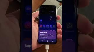 Samsung Galaxy S8 Error: Unplug Charger. Moisture Has Been Detected