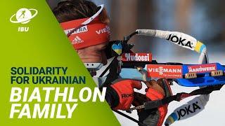 Biathlon Family Showing Support with Ukraine