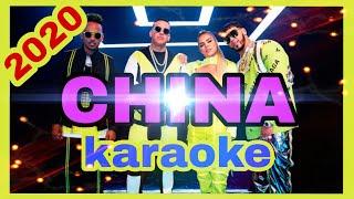 CHINA | karaoke oficial | Anuel AA , Daddy Yankee,Karol G,Ozuna & J Balvin