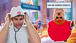 Trolling on Roblox voice chat as a NURSE