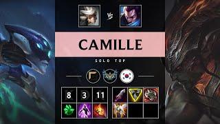 Camille Top vs Yasuo - KR Challenger Patch 25.10