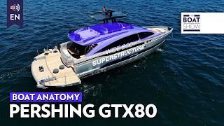 PERSHING YACHT GTX 80 - Boat Anatomy - The Boat Show