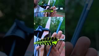 How & Why I shoot Vanes from my Longbow - #traditionalarchery