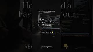 How to Add a Favicon to Your Website #wordpresscustomization #faviconsetup#wordpresshacks
