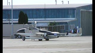 De Havilland Vampire demo at Millville Airshow Sep-04-2021