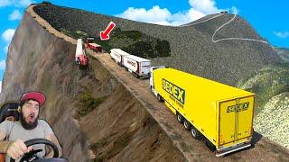 САМАЯ СЛОЖНАЯ ДОРОГА - ETS 2 ПО СЕТИ - МОДЫ в EURO TRUCK SIMULATOR 2 + РУЛЬ