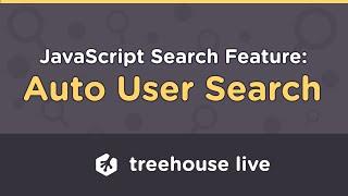 Auto User Search with JavaScript