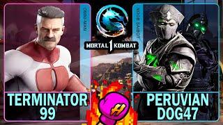 MK1 Terminator99 (OMNI-MAN) VS Peruvian Dog47 (NOOB SAIBOT)Mortal Kombat 14K 60ᶠᵖˢ