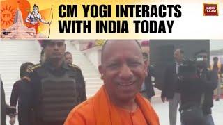 UP CM Yogi Adityanath Interacts With India Today At Ayodhya Ram Mandir Inauguration