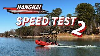 Hangkai 6hp Upgrades - Speed Test 2 (Hydrofoil/Prop Upgrade Combination)