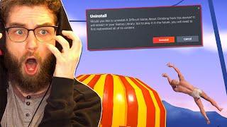 I DELETED A DIFFICULT GAME ABOUT CLIMBING and I feel better