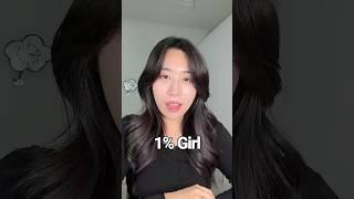 99% girls vs 1% girl #shorts #funny