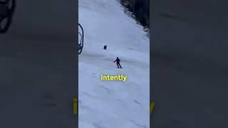 If This Skier Falls He's in Trouble