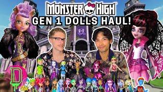 MONSTER HIGH GENERATION 1 HUGE DOLL HAUL + UNBOXING AND REVIEW!!