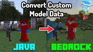 How to convert CUSTOM MODEL DATA for the GeyserMC Plugin! Items, Models, Armor, Emojis, and Sounds!