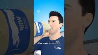 What Happens When You Drink Expired Milk #short #viralvideo - Creativelearning3d