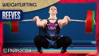 Olivia Reeves POWERS to historic U.S. weightlifting gold | Paris Olympics | NBC Sports