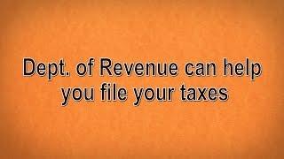 Missouri Dept. of Revenue can help you file your taxes