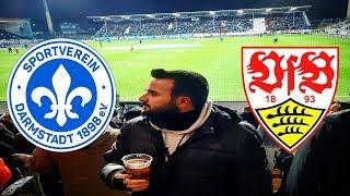 Bundesliga Atmosferi Tribün Çekimi | Darmstadt - Stuttgart | Darmstadt Teknik Üniversitesi Erasmus