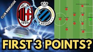 Pressure Mounts in Champions League! Leão Starts | AC Milan vs Club Brugge