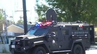 LAPD SWAT Bearcat Goes Code 3 - Streets of Los Angeles