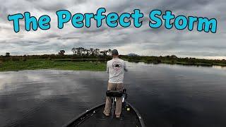 Fishing the Perfect Storm. Strategies for planning and fishing through the front.