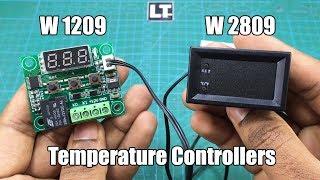 W1209 vs W2809 12V Digital Temperature Controller // how to connect W1209 and  W2809