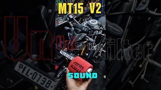 MT15 V2  Uni air filter sound 