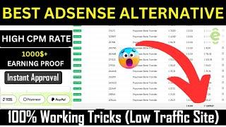 I Earn 1000$ Payment Proof | Best ad network instant approval (2024) | Best Adsense Alternative