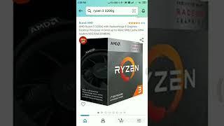 ₹22000 Rs pc build Amd ryzen 3 3200G ke sath