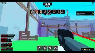 Some guy hacking in Roblox - big paintball