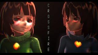 [MMD Undertale] Crossfire ft. Frisk & Chara