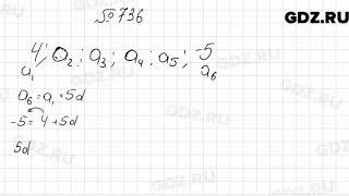 № 736 - Алгебра 9 класс Мерзляк