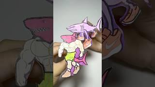 How to make Tralalero Tralala paper craft? #diy #tralalerotralala #brairot #papercraft