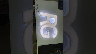 Making my own logo #3dprinting #logo #leds #wled