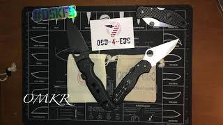 One Minute Knife Review: Customer Service!  OCD-4-EDC Spyderco compression lock CMEs