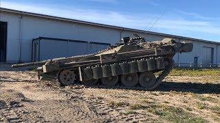 Strv 103 S-Tank demonstrating suspension at Arsenalen