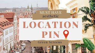 Aesthetic Location Pin/Tags With Sound Effects | 2020 Must Haves!