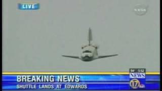 Space Shuttle,  Best view of shuttle landing Ive ever seen !