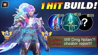 2025 NOLAN BEST 1 HIT BUILD!! (100% BROKEN!) - Mobile Legends