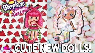 NEW Unboxing Shopkins Shoppies Marsha Mello & Pippa Melon Dolls Review!