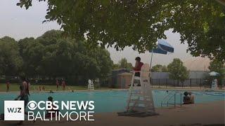 Baltimore-area residents trying to stay cool amid heat wave in Maryland