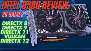 Intel Arc B580 Review, benchmark 28 games including overclocking and undervolting