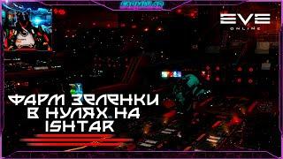 ФАРМ ЗЕЛЕНКИ В НУЛЯХ на Ishtar(afk/афк) - Eve Online.